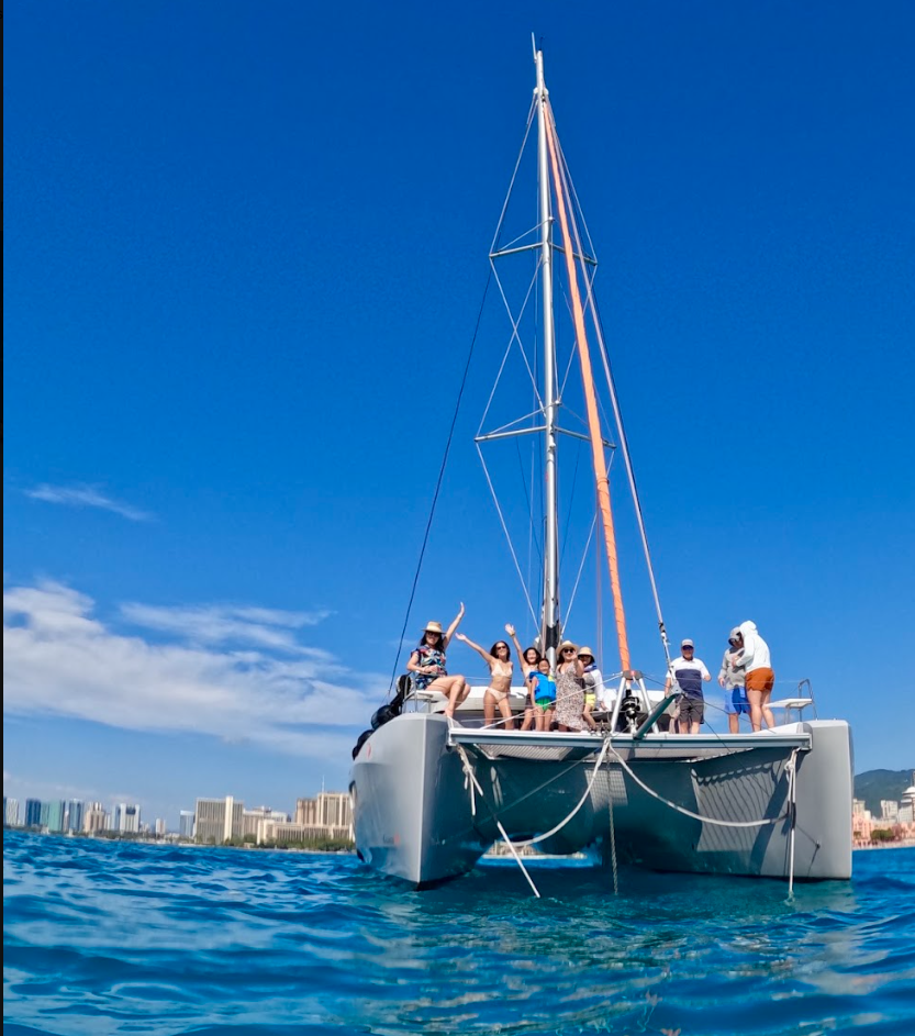 Multi-Generational Family Trip on a Private Catamaran
